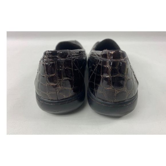 Clarks Sz 10 BrownAlligator Bendables Women's Loafer - Picture 4 of 11